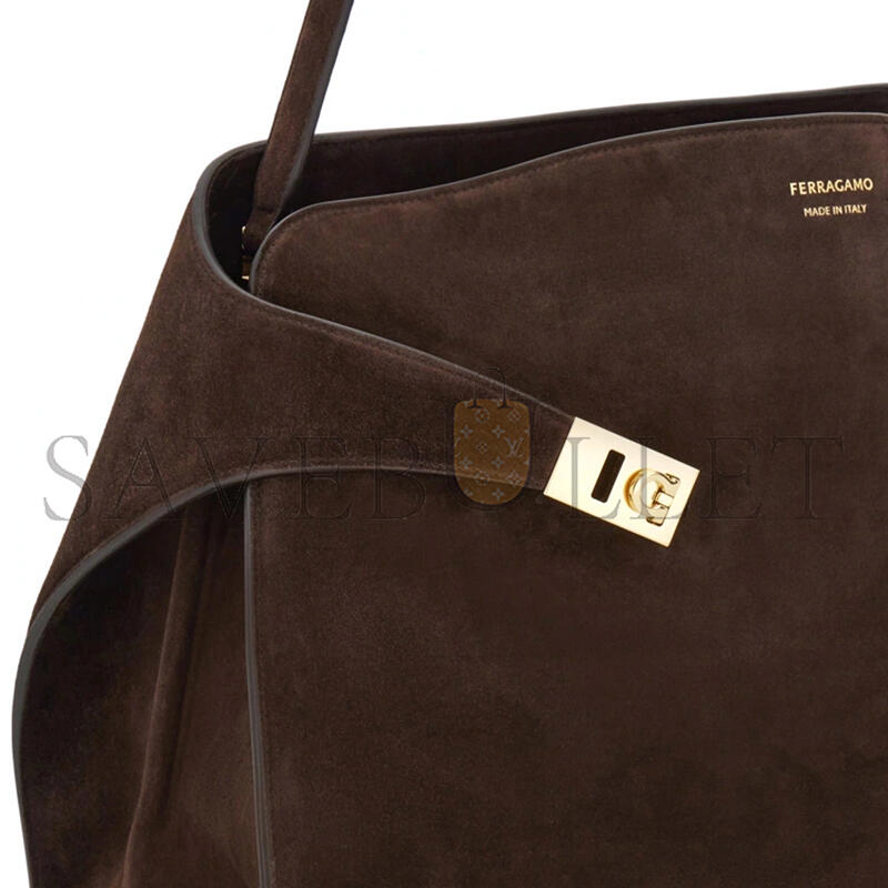 FERRAGAMO HUG SOFT SHOULDER BAG 219939 (40*28*12cm)